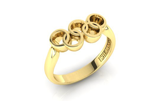 Five Olympic rings